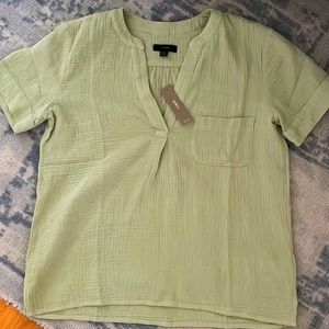 J. Crew Gauze Top